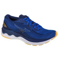 Buty do biegania męskie, Mizuno Wave Skyrise 4. Niebieskie obuwie do biegania damskie Mizuno, mizuno wave. Za 479.99 zł.