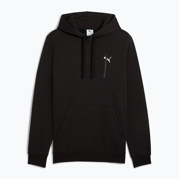 Bluza męska PUMA ESS Hoodie TR. Czarne bluzy bez kaptura męskie Puma, bez wzorów, sportowe, bez kołnierzyka, bez ramiączek. Za 179.99 zł.