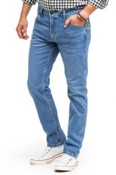 WRANGLER GREENSBORO MĘSKIE SPODNIE JEANSOWE LIGHTHOUSE W15QHNR20 112319139. Spodnie materiałowe męskie Wrangler, bez wzorów, z jeansu. Za 239.99 zł.