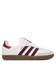 Adidas Sneakersy Samba Og KZ8684 Biały. Białe buty sportowe dziewczęce Adidas, bez wzorów, ze skóry, bez zapięcia. Za 359.99 zł.