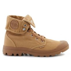 Buty Palladium Baggy 02353-285-M brązowe. Brązowe buty sportowe na co dzień męskie z gumy, bez zapięcia. Za 667.75 zł.