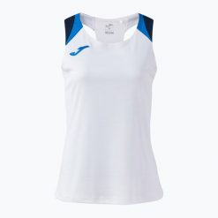 Koszulka tenisowa damska Joma Terra Tank Top. Białe bluzki sportowe damskie Joma, l, z materiału, bez kołnierzyka, bez ramiączek. Za 109.99 zł.