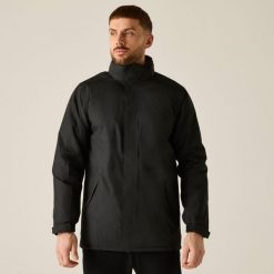 Długa parka Regatta. Czarne parki męskie Regatta, bez wzorów. Za 192.25 zł.