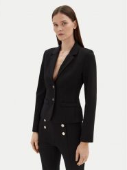 Motivi Marynarka Q602Q000735N Czarny Slim Fit. Czarne marynarki i żakiety damskie Motivi, bez wzorów, z wiskozy. Za 229.99 zł.