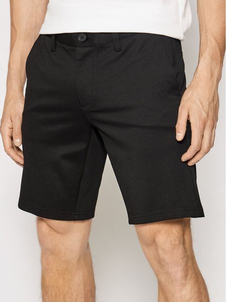 Only & Sons Szorty materiałowe Mark 22018667 Czarny Regular Fit. Czarne szorty męskie Only & Sons, z materiału, bez kołnierzyka. Za 149.99 zł.