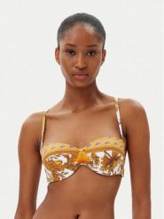 Selmark Góra od bikini BM216 Żółty. Żółte bikini damskie SELMARK, bez wzorów. Za 199.99 zł.