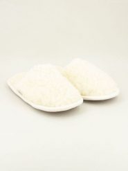 Kitz pichler Kapcie "Curly" w kolorze kremowym rozmiar: 42/43. Brązowe kapcie damskie kitz-pichler, z materiału. Za 130.99 zł.