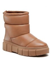 Lasocki Botki EST-DARIA-05 Brązowy. Brązowe botki damskie Lasocki, ze skóry, bez obcasa, na płaskiej podeszwie, bez zapięcia. Za 279.99 zł.