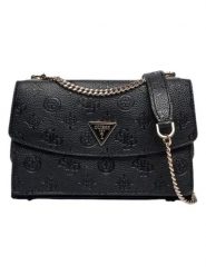 Guess Torebka w kolorze czarnym - 24 x 17 x 9 cm rozmiar: onesize. Czarne torebki klasyczne damskie Guess, z aplikacjami, z materiału, bez dodatków. Za 382.99 zł.
