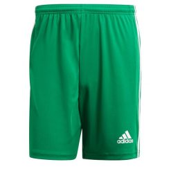 Spodenki piłkarskie męskie adidas Squadra 21 Short. Białe szorty męskie Adidas, z dzianiny, bez kołnierzyka. Za 71.99 zł.