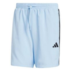 Spodenki męskie ADIDAS M 3S CHELSEA B S. Niebieskie szorty męskie Adidas, bez wzorów, z materiału, klasyczne. Za 129.00 zł.