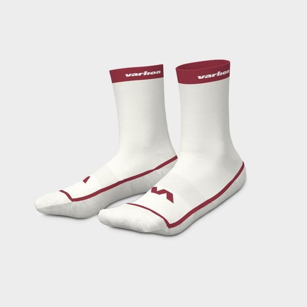 Skarpety Varlion Ambassadors Pro Tech męskie białe-czerwone. Białe skarpetki męskie VARLION, bez wzorów. Za 133.99 zł.