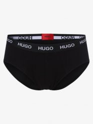 HUGO Slipy pakowane po 3 szt. Mężczyźni Bawełna czarny, M. Czarne slipki męskie Hugo, bez wzorów, z bawełny. Za 219.95 zł.