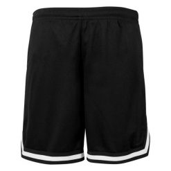 Dwukolorowe Spodenki Z Siateczki Dla Dorosłych Unisex. Białe szorty damskie BUILD YOUR BRAND, bez wzorów, sportowe. Za 110.99 zł.