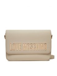 LOVE MOSCHINO Torebka JC4023PP1LKD0110 Beżowy. Brązowe listonoszki damskie Love Moschino, bez wzorów, ze skóry, bez dodatków. Za 769.99 zł.