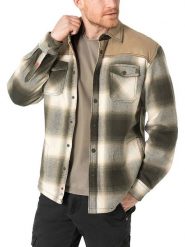 Timezone Kurtka koszulowa w kolorze beżowo-oliwkowym rozmiar: XL. Brązowe kurtki męskie Timezone, xl, bez wzorów, z bawełny, bez kaptura. Za 130.99 zł.