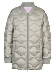 Herrlicher Płaszcz pikowany w kolorze jasnoszarym rozmiar: M. Szare płaszcze damskie Herrlicher, m, bez wzorów. Za 286.47 zł.