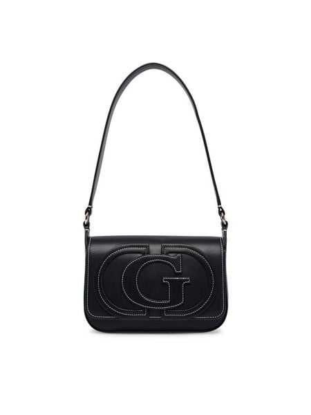 Guess Torebka Ruby HWVG97 40190 Czarny. Czarne torebki klasyczne damskie Guess, z aplikacjami, ze skóry, bez dodatków. Za 544.99 zł.
