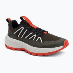 Buty turystyczne męskie Jack Wolfskin Wild Hike Low. Zielone buty trekkingowe męskie Jack Wolfskin, z gumy, bez zapięcia, trekkingowe. Za 389.99 zł.