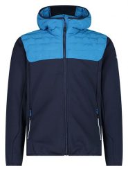 CMP Kurtka hybrydowa w kolorze granatowym rozmiar: 52. Niebieskie kurtki outdoor męskie CMP, bez wzorów, z puchu, bez kaptura. Za 187.52 zł.