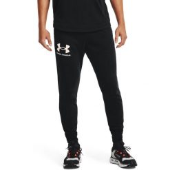 Spodnie Under Armour Rival Terry Joggers, Mężczyźni. Białe spodnie materiałowe męskie Under Armour, z dresówki. Za 390.00 zł.