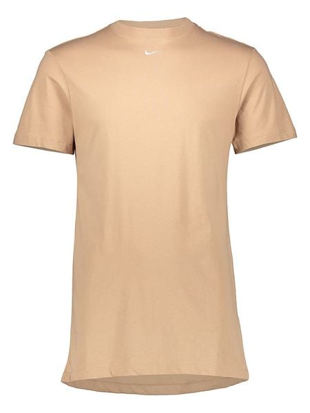 Nike Sukienka "Essentials" w kolorze beżowym rozmiar: XS. Brązowe sukienki damskie Nike, na co dzień, xs, bez wzorów, z bawełny, bez kołnierzyka, bez ramiączek, mini, proste. Za 61.02 zł.