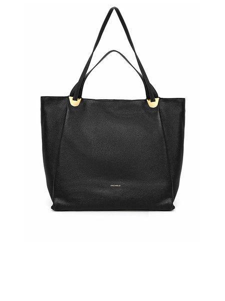 COCCINELLE Skórzana torebka w kolorze czarnym - 45 x 37 x 23 cm rozmiar: onesize. Czarne torebki klasyczne damskie Coccinelle, bez wzorów, z materiału, bez dodatków. Za 1,087.83 zł.