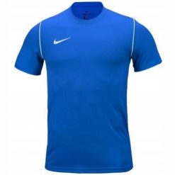 Koszulka męska Nike Dry Park 20 Dri-Fit piłkarska treningowa szybkoschnąca. Niebieskie t-shirty sportowe męskie Nike, l, bez ramiączek, do piłki nożnej, dri-fit (nike). Za 63.00 zł.