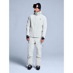 Spodnie narciarskie - Męskie - Arctic - Ocieplane 2L - Stone. Brązowe spodnie materiałowe męskie POEDERBAAS, bez wzorów, z materiału, sportowe. Za 698.52 zł.