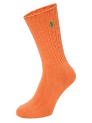 Polo Ralph Lauren Skarpety Mężczyźni drobna dzianina pomarańczowy jednolity, ONE SIZE. Brązowe skarpetki męskie Polo Ralph Lauren, bez wzorów, z dzianiny. Za 69.95 zł.