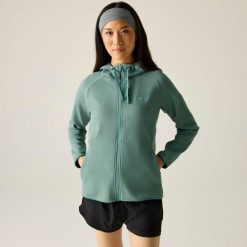 Damska bluza polarowa Nayna z kapturem i zamkiem błyskawicznym. Czerwone bluzy z kapturem damskie Regatta, m, z bawełny. Za 183.99 zł.