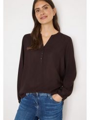 Cecil Bluzka w kolorze brązowym rozmiar: S. Brązowe bluzki damskie Cecil, s, bez wzorów, z wiskozy, klasyczne, bez kołnierzyka, bez ramiączek. Za 109.26 zł.