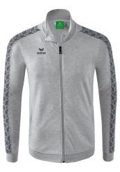Kurtka dresowa Erima Essential Team szara junior. Szare kurtki męskie Erima, bez wzorów, z dresówki, retro, bez kaptura. Za 299.99 zł.