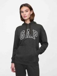 Bluza damska GAP V-Gap Heritage PO HD. Szare bluzy z kapturem damskie GAP, s, z bawełny. Za 139.99 zł.