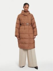 PINKO Płaszcz zimowy Collirio 103828 A11M Brązowy Regular Fit. Brązowe płaszcze damskie Pinko, na zimę, m, bez wzorów, z syntetyku. Za 1,639.00 zł.