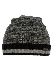 Roadsign Czapka w kolorze czarno-szarym rozmiar: onesize. Czarne czapki zimowe damskie Roadsign, prążkowane. Za 30.99 zł.