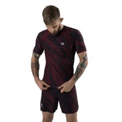 Koszulka Męska na siłownię rashguard MMA EXTREME HOBBY SHADOW. Czerwone bielizna termoaktywna męska EXTREME HOBBY, m, bez wzorów, z bawełny. Za 199.00 zł.