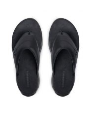 Converse Japonki A20650C Czarny. Czarne klapki damskie Converse, bez wzorów, z materiału, bez obcasa. Za 399.99 zł.