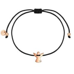Glanzstücke München Bransoletka Aniol ze Srebra Sterling w rózowym zlocie z Diamentem Hodowanym w Laboratorium Bransoletki 1 ct Damski. Czerwone bransoletki damskie Glanzstücke München, pozłacane. Za 220.99 zł.