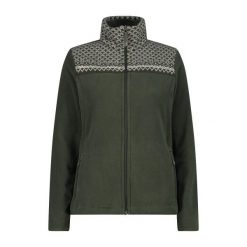 Bluza damska turystyczna CMP 34J0486. Zielone bluzy bez kaptura damskie CMP, s, z materiału. Za 342.50 zł.