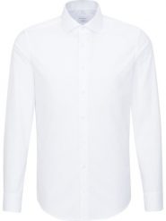 Seidensticker Koszula - Slim fit - w kolorze białym rozmiar: 43. Białe koszule męskie Seidensticker, bez wzorów, z bawełny, bez kołnierzyka, bez ramiączek. Za 171.68 zł.