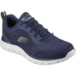 Buty sportowe męskie Skechers Track Glendor. Niebieskie buty sportowe na co dzień męskie Skechers, bez zapięcia. Za 249.99 zł.