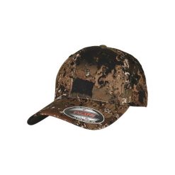 Czapka Flexfit Veil Camo™. Brązowe czapki męskie FLEXFIT, bez wzorów. Za 137.00 zł.
