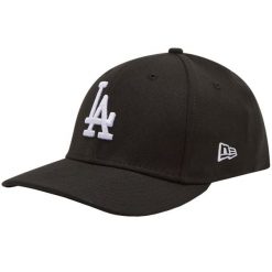 Czapka New Era Stretch Snap 9Fifty Los Angeles Dodgers, Dla obu płci. Czarne czapki z daszkiem damskie New Era, bez wzorów, z poliesteru. Za 139.99 zł.