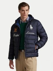 Polo Ralph Lauren Kurtka puchowa 710P02584001 Granatowy Regular Fit. Niebieskie kurtki męskie Polo Ralph Lauren, m, bez wzorów, z puchu, bez kaptura. Za 2,199.00 zł.