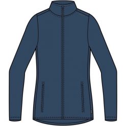 Bluza damska VIKING Tesero Lady. Niebieskie bluzy bez kaptura damskie VIKING, l, bez wzorów, z materiału, bez ramiączek, bez kaptura. Za 239.90 zł.