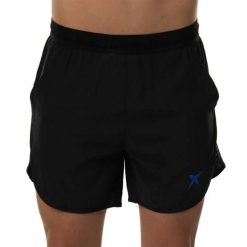 Short Drop Shot Aker. Czarne szorty męskie DROP SHOT, bez wzorów, z materiału. Za 298.00 zł.