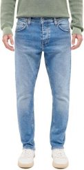 Męskie Spodnie Jeansowe Mustang Style Toledo Tapered Denim Blue 1016326 5000 314. Niebieskie spodnie materiałowe męskie Mustang, bez wzorów, z denimu. Za 219.99 zł.