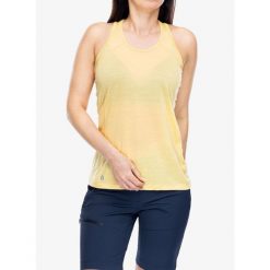 Top damski Smartwool Active Ultralite Racerback Tank. Żółte topy damskie Smartwool, bez wzorów, bez kołnierzyka. Za 153.99 zł.
