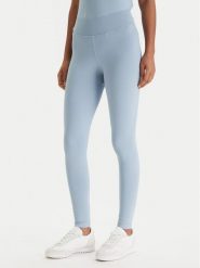 Guess Legginsy V6RB11 KD952 Niebieski Slim Fit. Niebieskie legginsy damskie Guess, l, z aplikacjami, z syntetyku. Za 269.99 zł.